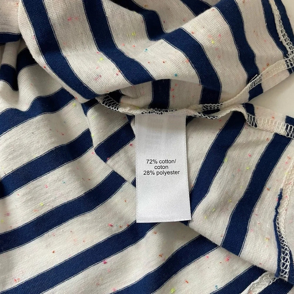 Maurices NWT 24/7 White & Blue Striped Flecked Forever Tank Top Medium Women’s - Picture 10 of 11
